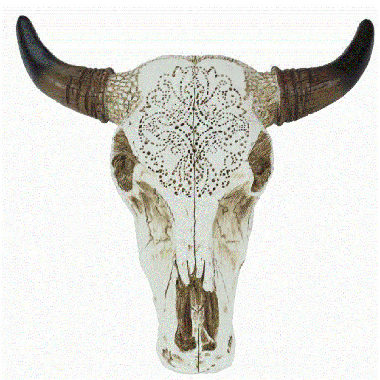 Union Rustic Tooled Goat Skull Wall Decor Wayfair Canada